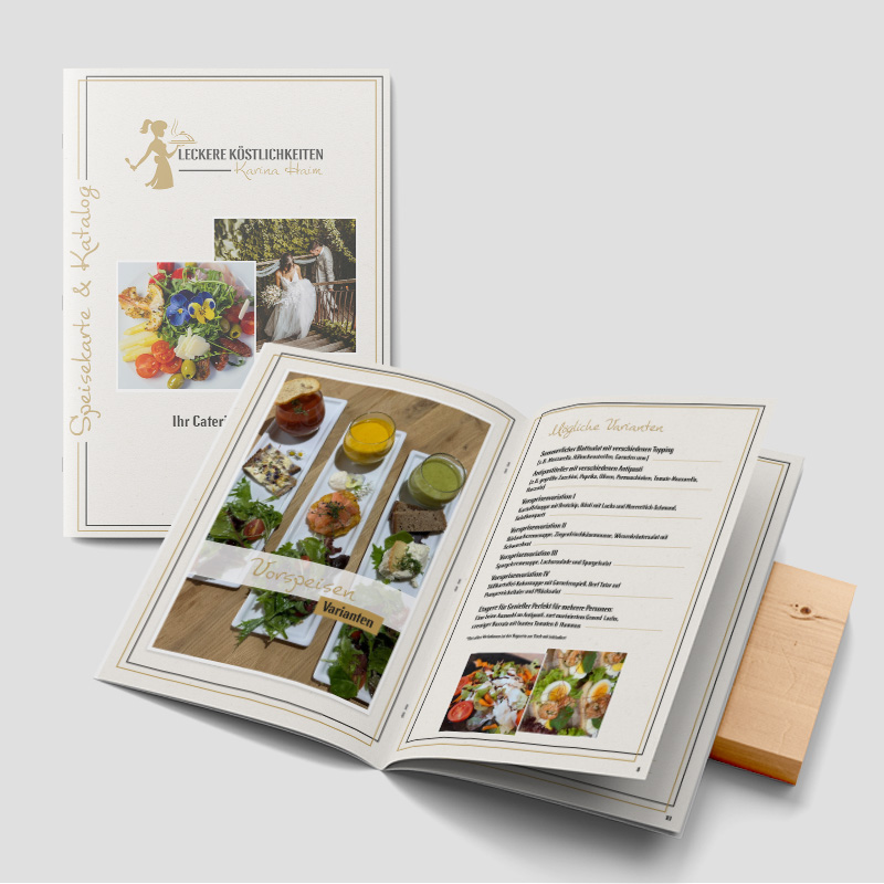 Speisenkatalog Leckere Köstlichkeiten