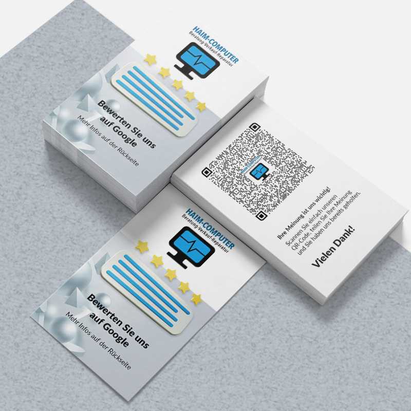 Bewertungskarten Haim Computer